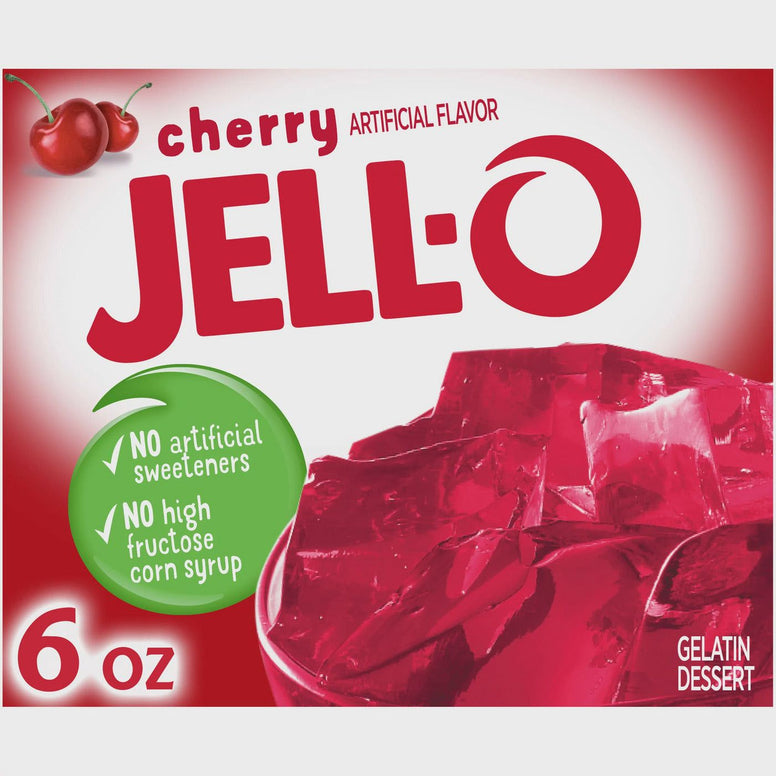 Jell-o Cherry 170gr (Large Box)