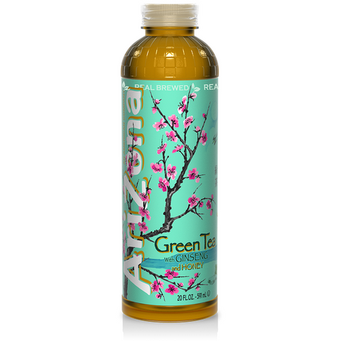 Arizona Green Tea Ginseng Honey 591ml Bottle (US)