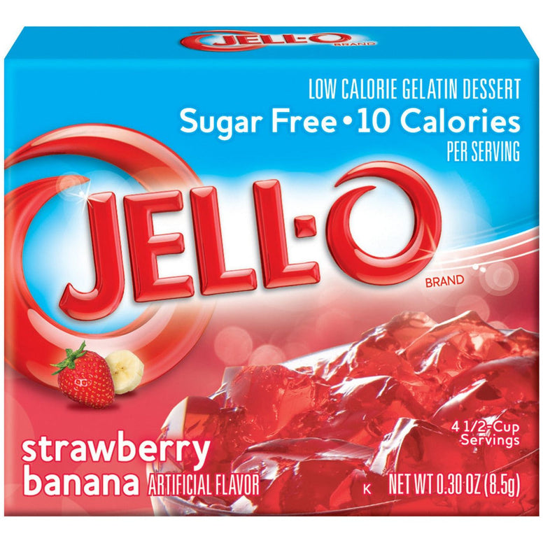 Jell-o Sugar Free Strawberry Banana