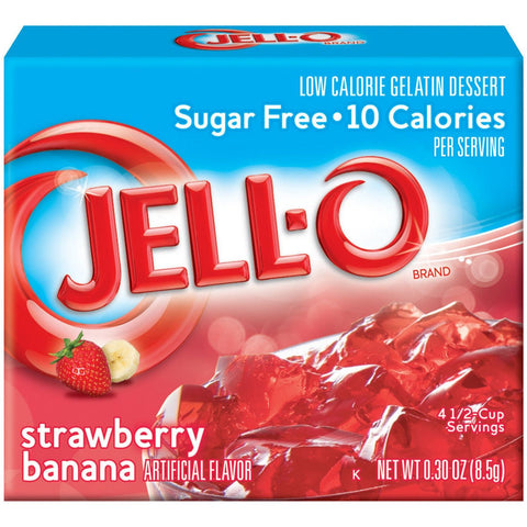 Jell-o Sugar Free Strawberry Banana