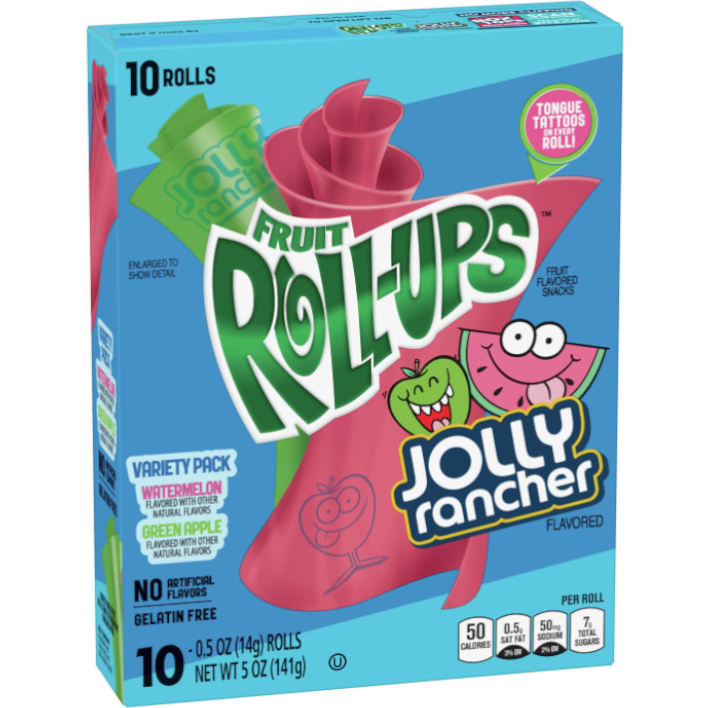 Betty Crocker Fruit Roll Ups Jolly Rancher 140gr