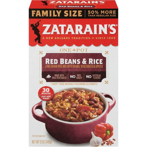 Zatarain's Red Beans Rice 340gr (Family Size)