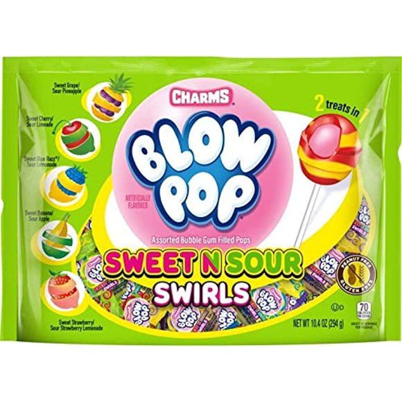 Charms Blow Pop Sweet & Sour Swirls 326gr