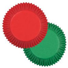 Wilton Red and Green Standard Baking Cups 75ct