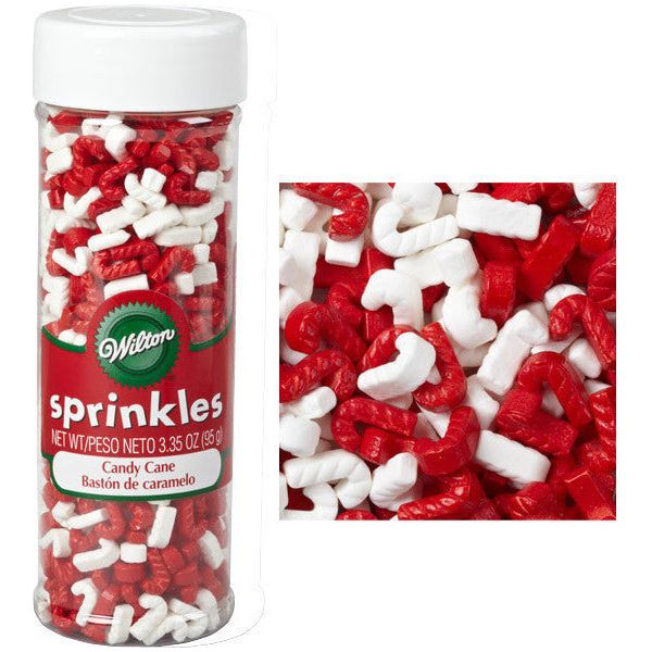 Wilton Candy Cane Sprinkles 95gr