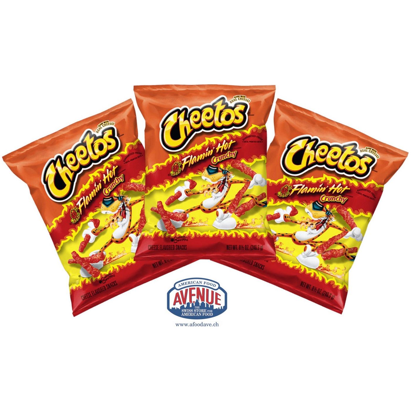 cheetos flamin hot (USA) 3 pk (3 x 225gr)