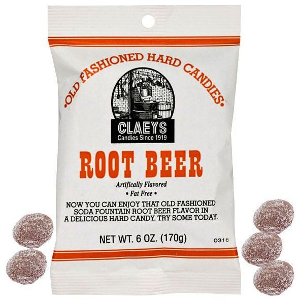 claeys root beer candy 170gr