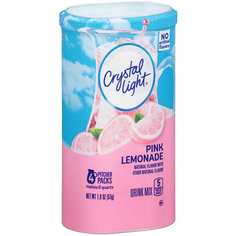 Crystal Light Pink Lemonade 59gr (4 Pitcher Packs)