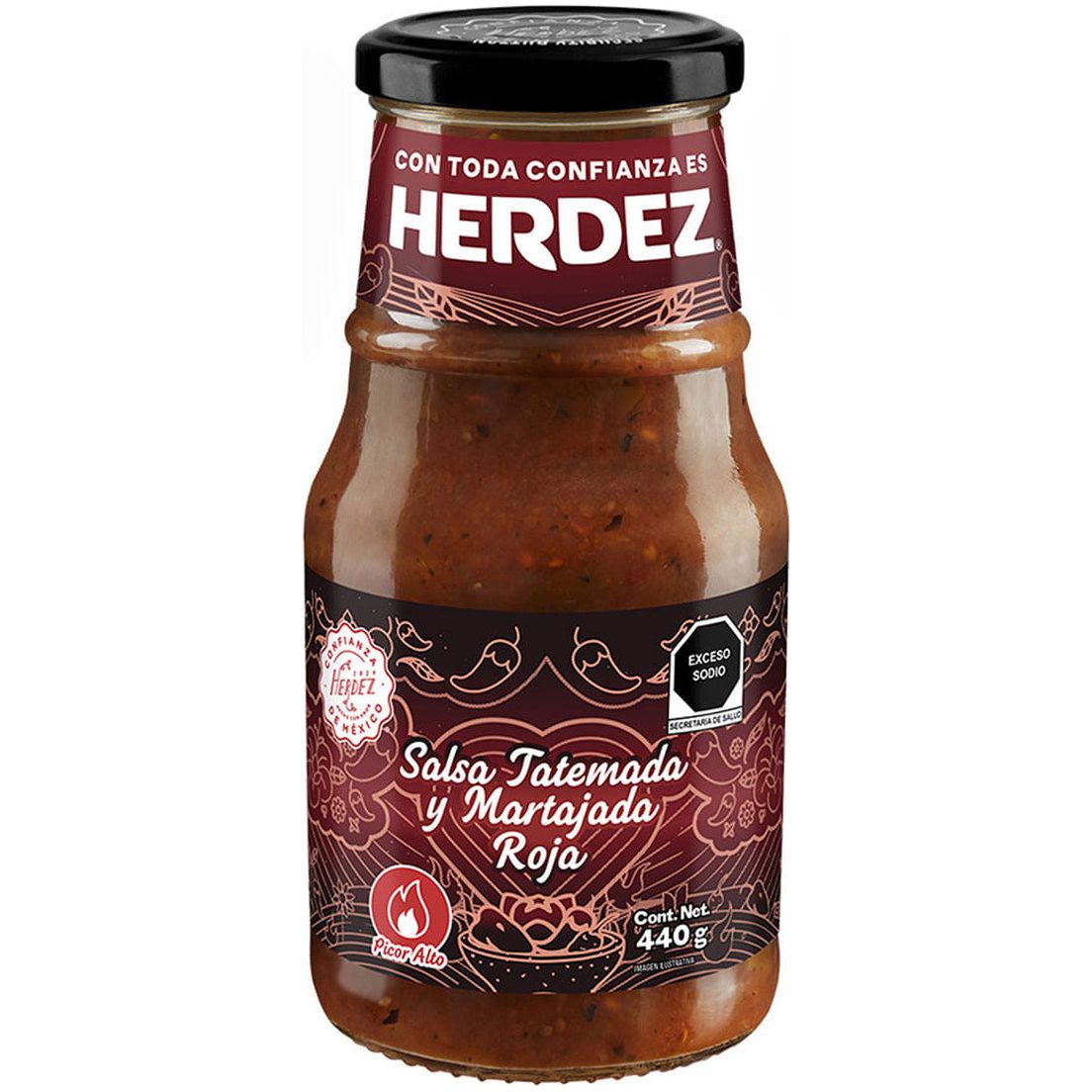 Herdez Salsa Tatemada Roja 240gr