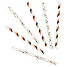 Wilton Orange/Black Colored Lollipop Sticks (30pcs)