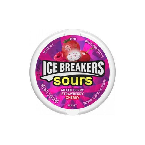 Ice Breakers Sours Berry Asstd 42gr