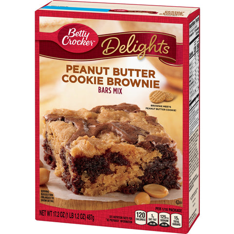 Betty Crocker Peanut Butter Cookie brownie 480gr