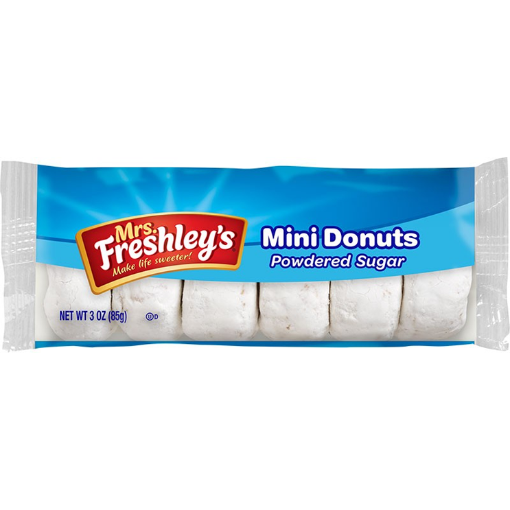 mrs fresh mini donuts powdered sugar 85gr