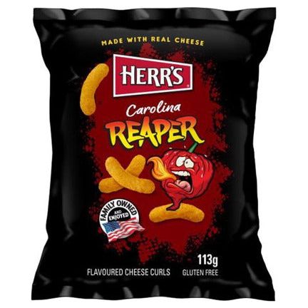 Herr's Carolina Reaper Cheese Curls 113gr
