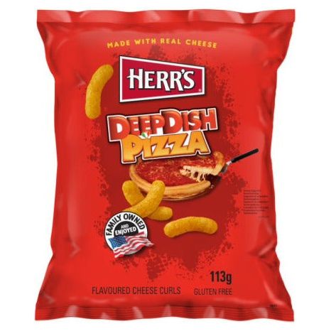 Herr's Deep Dish Pizza Cheese Curls 113gr