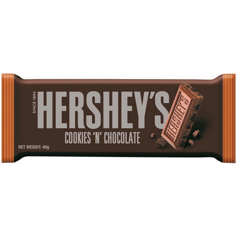 hershey cookies & chocolate bar 40gr (UK)