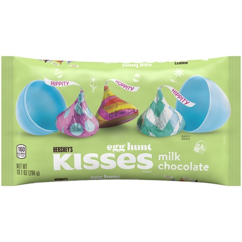Hershey Kisses Milk Chocolate Egg Hunt Foiled 286gr