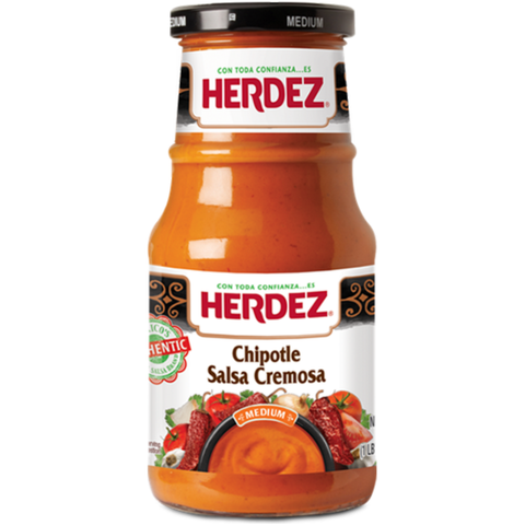 herdez chipotle salsa cremosa 240gr