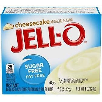 jell-o sugar free cheesecake 30gr