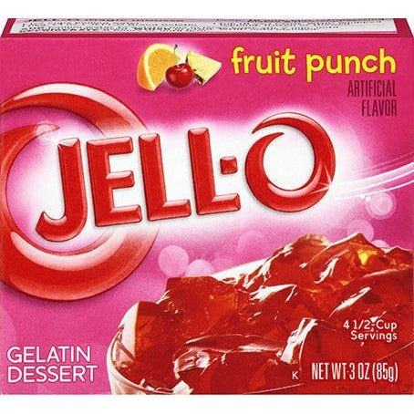 Jell-o Fruit punch 3oz (85gr)