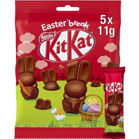 Kit Kat Mini Bunnies Bag 5pcs (5x11gr) 55gr (UK)