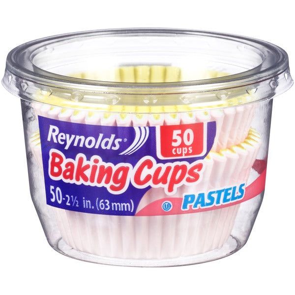Reynolds Baking cup Pastels 50pcs (63mm/2,1/2inch)