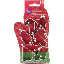 Wilton® 6-Pc. Christmas Oven Mitt Mini Cookie Cutter Set