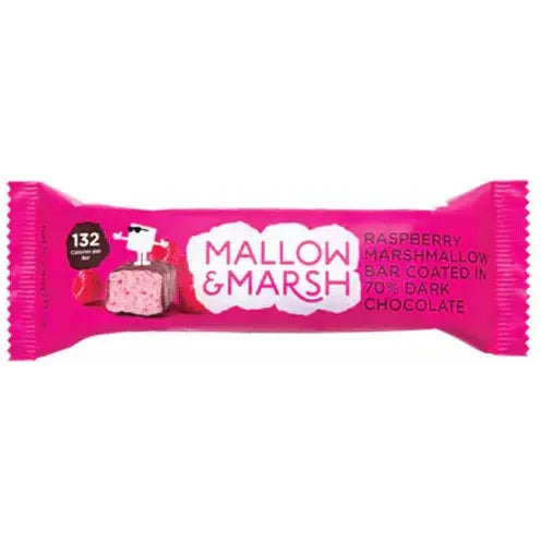 Mallow & Marsh Raspberry 70% Dark Chocolate Coated Marshmallow 35gr (UK)