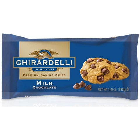 ghirardelli milk chocolate chips 320gr