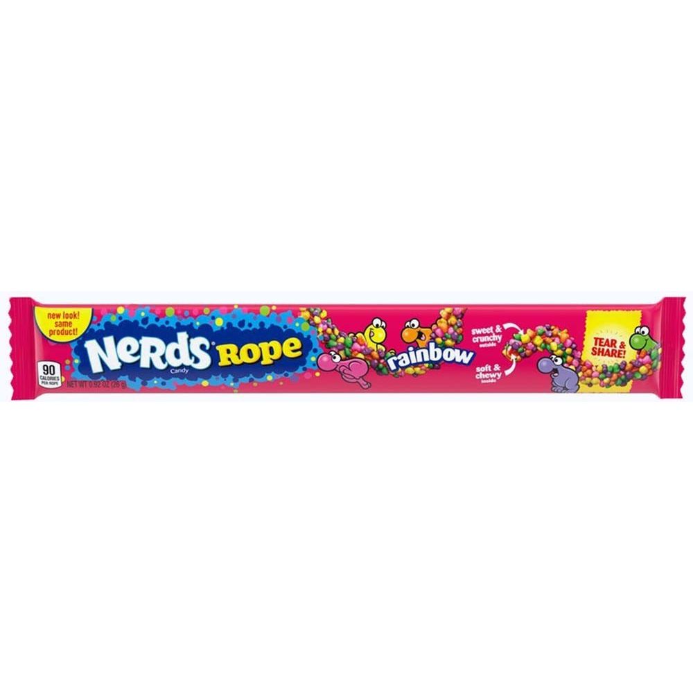 Nerds Rope Rainbow 25gr