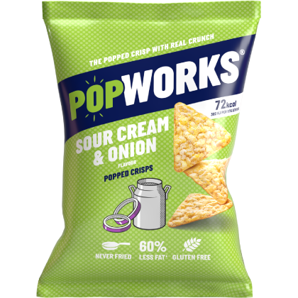 Popworks Sour Cream & Onion 85gr (UK)