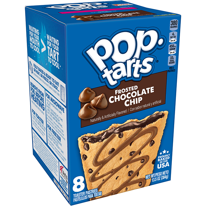 Kellogg's Pop Tart Chocolate Chips 8pcs (384gr)