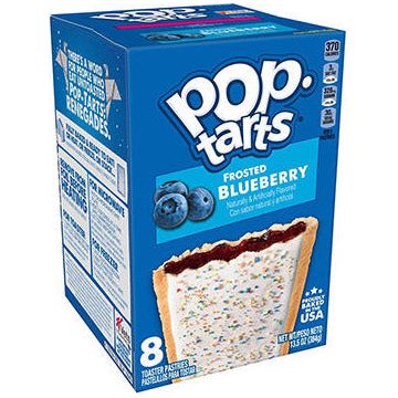 Kellogg's Pop Tart Frosted Blueberry 8pcs (384gr)