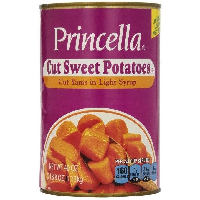 Princella Cut Yams in Light Syrup Cut 420gr (exp. 9th dec. 2024)