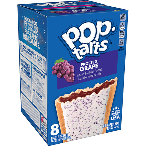 Kellogg's Pop Tart Frosted Grape 384gr (8pcs)