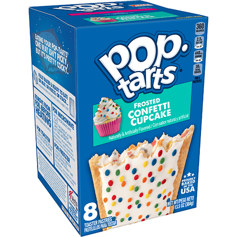 Pop Tarts Frosted Confetti Cupcake 384gr (8pcs)