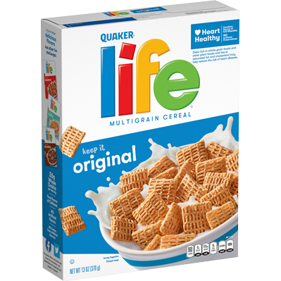 Quaker life cereal 370g