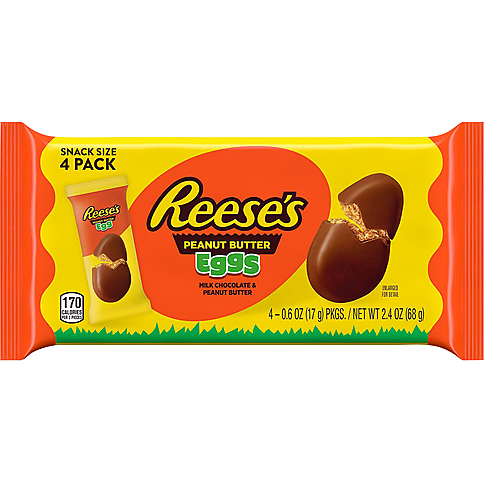 Reese's Peanut Butter Eggs Snack Size 4pk (68gr)