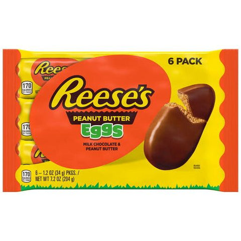 Reese's Peanut Butter Eggs 6pk  (6 x 34gr) 204gr