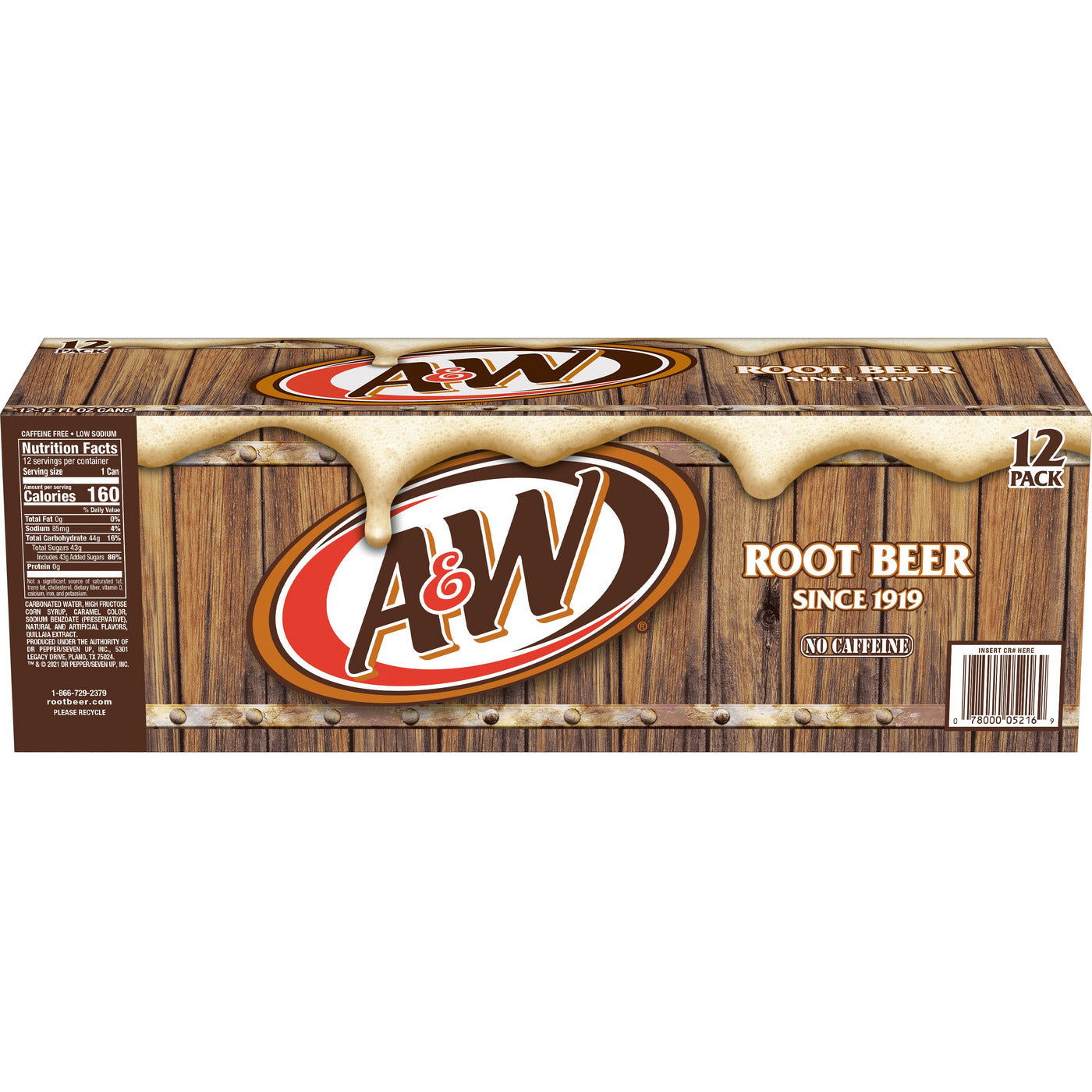 A&W root beer 12 packs