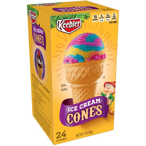 Keebler Ice Cream Cones (24cones)