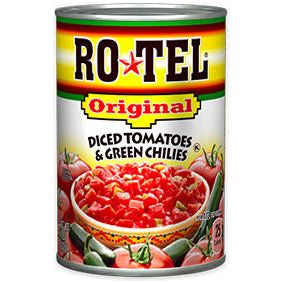 Rotel Dice Tomatoes & Green Chilies 280gr