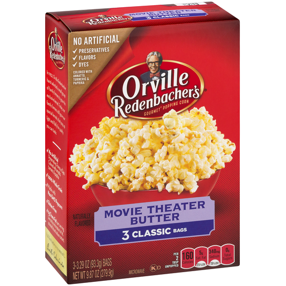 Orville Redenbacher movie theather 3 bags 280gr