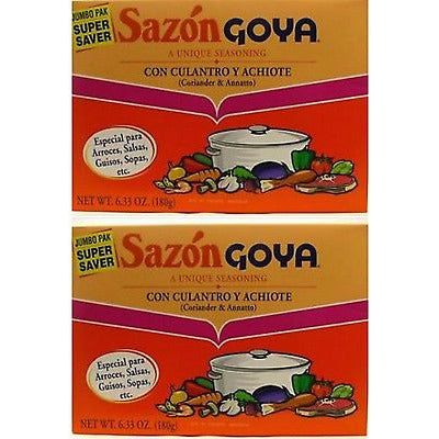 Goya Sazon Culantro & Achiote "  2 Packets (5gr each)