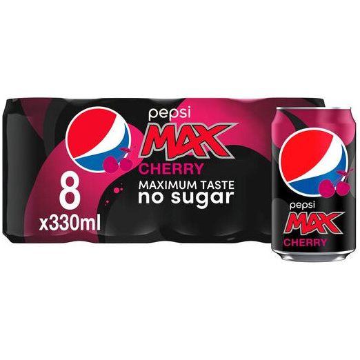pepsi max cherry 8 x 33cl (UK)