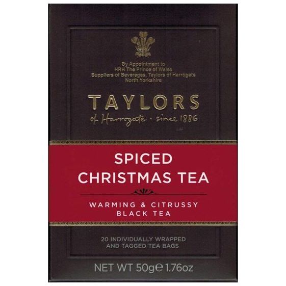 taylors spiced christmas tea 20s