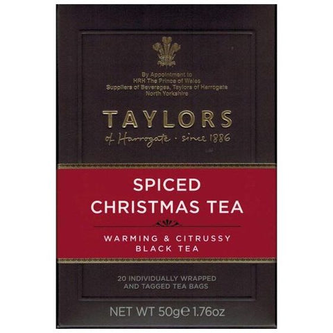 taylors spiced christmas tea 20s