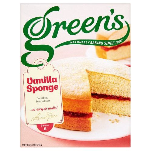 Greens Vanilla Sponge Cake Mix 220gr