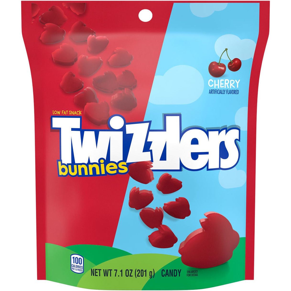 Twizzler Cherry Flavored Bunnies 201gr (large bag)