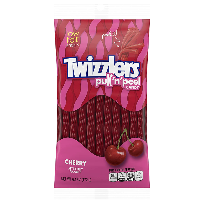 Twizzlers pull'n'peel Cherry 172gr